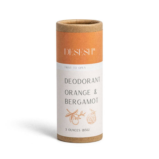 Natural Deodorant (Aluminum Free, With Essential Oils): Orange & Bergamot