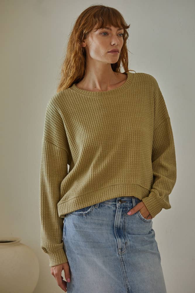 Olive Green Pull Over