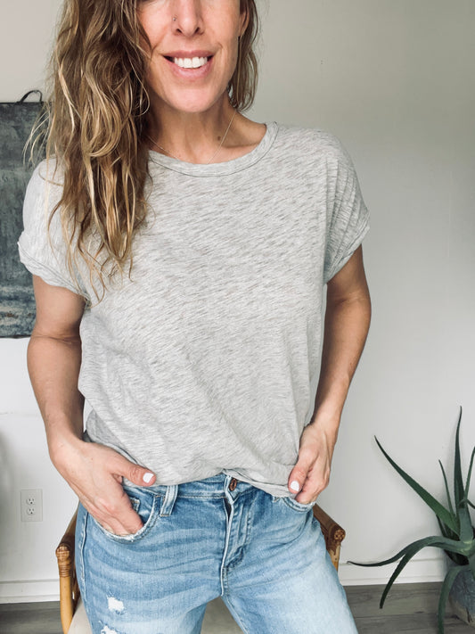 Heather Grays Comfy Tee